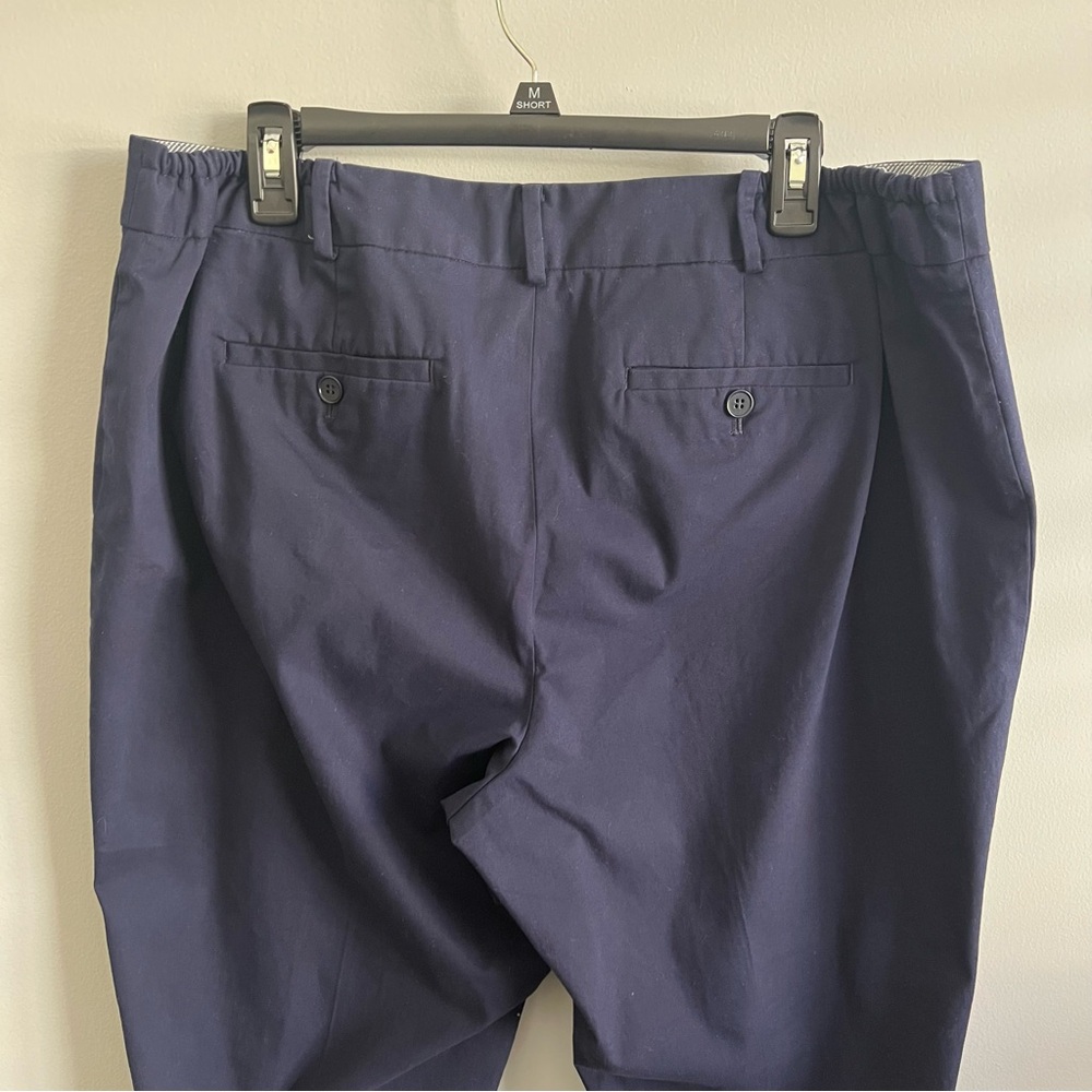 Talbots Heritage 16W Navy Blue Straight Leg Cropped Pants - Picture 10 of 12